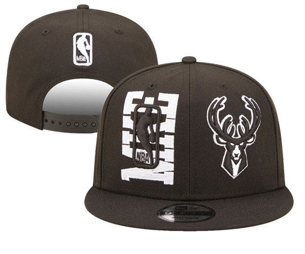 Milwaukee Bucks Stitched Snapback Hats 0018